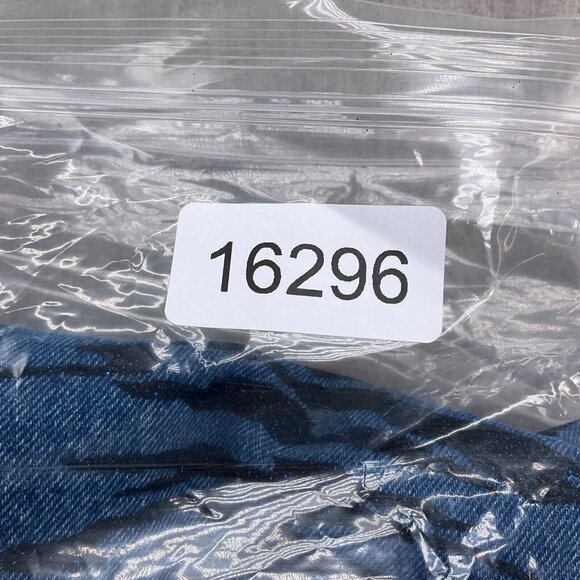 Red X Jeans Juniors 11 29Wx 31L Blue Black Tiger Stripe Glitter Bootcut Rock NWT - Picture 14 of 14